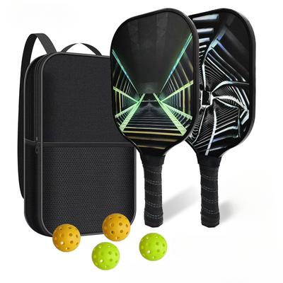 Pickleball Bat Glass Fiber Training Level Outdoor Sports Competition Professional Pickleball Racket