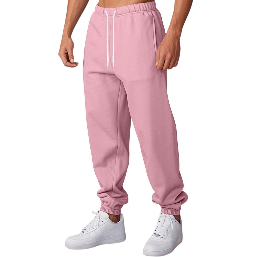 Men's Relaxed-Fit Casual Sweatpants With Stretch Waistband And Drawstring