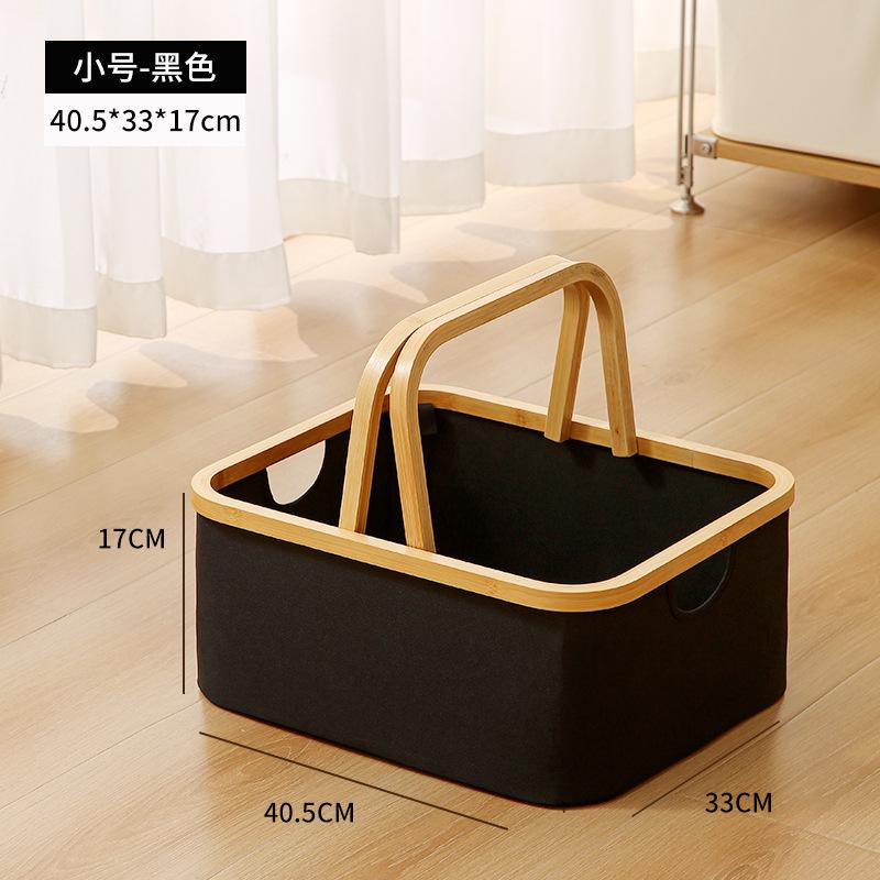 

Корзины для организации одежды Корзины для белья с деревянной ручкой Корзины для хранения Полки Большая корзина Стирка одежды