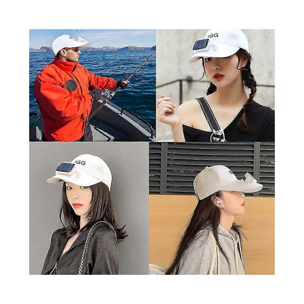Solar Fan Baseball Hat Multifunctional Usb Fan Cap