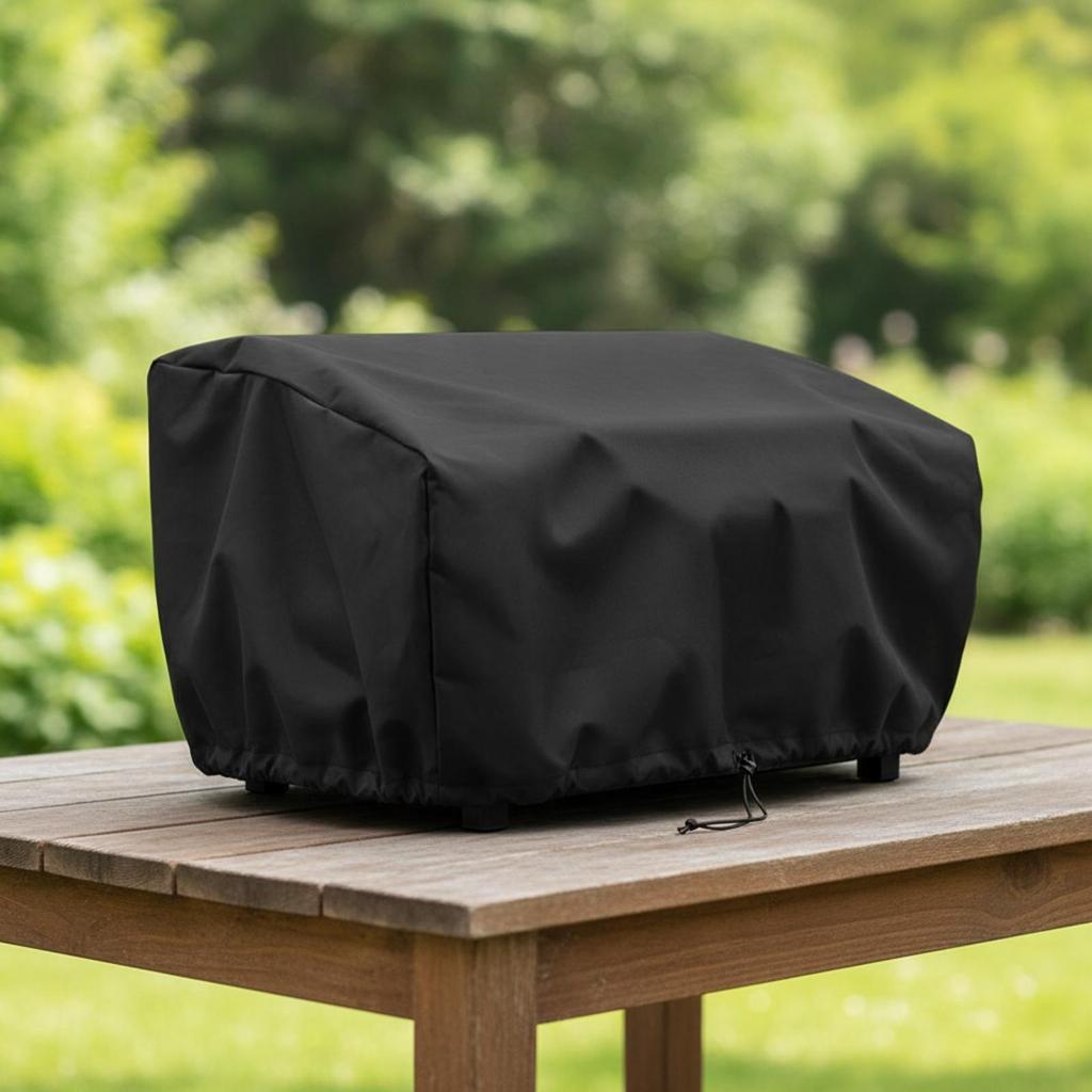 Tabletop Grill Cover Dustproof Electric Adjustable for Patio, Balcony, Garden