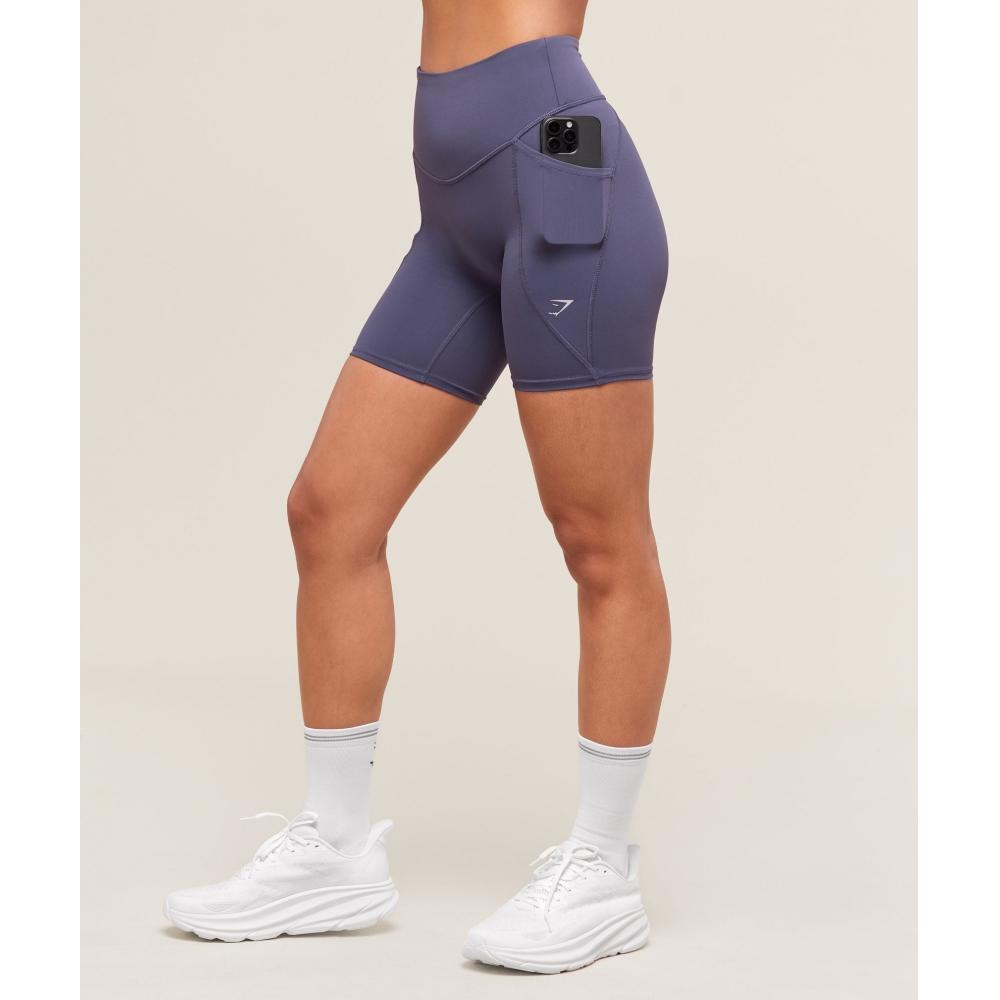 Gymshark Running Pocket 6  Shorts Weighted Purple B3c7r Pb7p