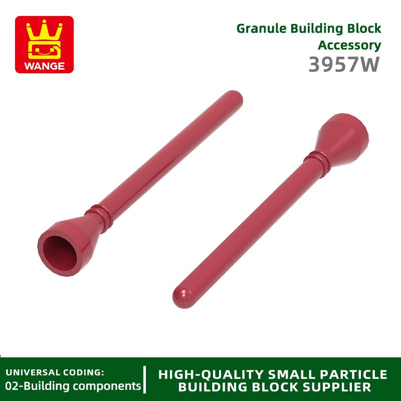 100Pcs/lot 3957w Antenna Flagpole Pillar Construction Block Moc Colour Accessories Works With featuring Brick DO IT YOURSELF Children's Toy Gift Idea