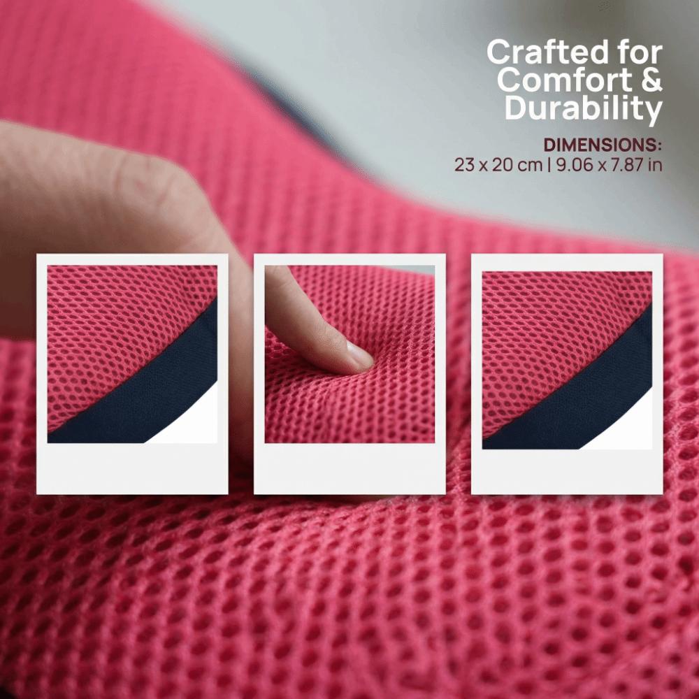 4PCS Breathable Mesh Bike Cushion Cover 3D Fabric Cycling Seat Cushion Cover Riding Equipment