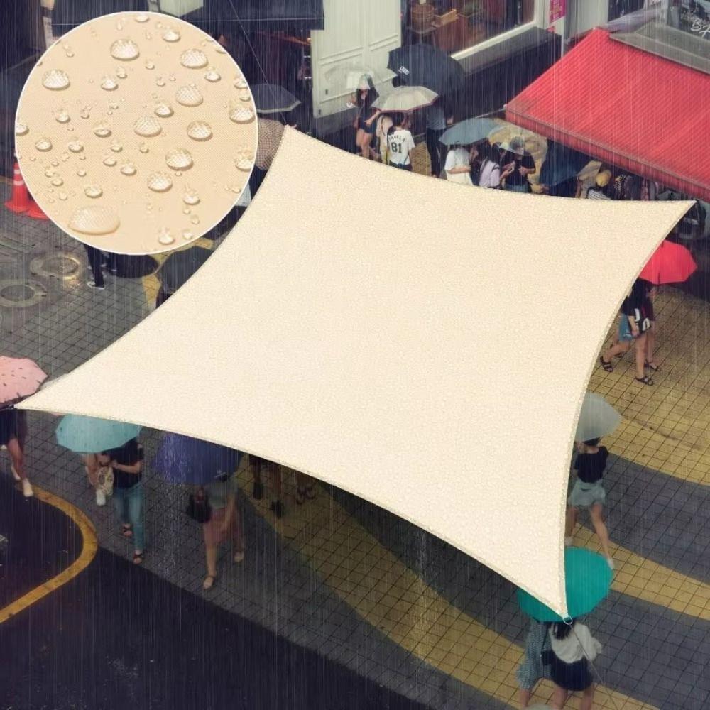 Waterproof Sun Shade Sail Breathable Awning Outdoor Canopy Terrace