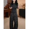 High-End Gray Five-Quarter Sleeve Base T-Shirt for Women, 2026 Spring New Style, Simple Korean Version, Slim-Fit Inner Top, Trendy