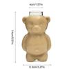 300ML Cartoon Bear Shaped Coffee Mug Cute Bear Mug Glass Cup Transparent Creative Milk Coffee Water Cups