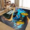 R-Rocket League Dywanik Podłogowy Retro Wielokrotny Wybór Dywan do Salonu Kuchni Antypoślizgowy Nowoczesna Dekoracja Domu