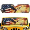 Creative Tiger Accordion-Style Off-Road Vehicle Sunshade Shield