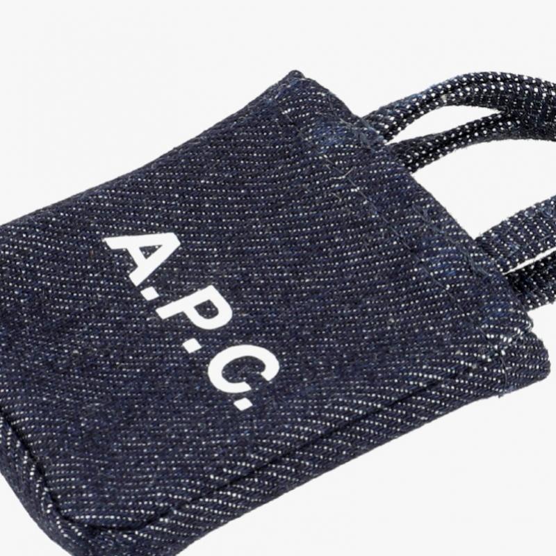 A.p.c Denim Mini Tote Keyring M63677