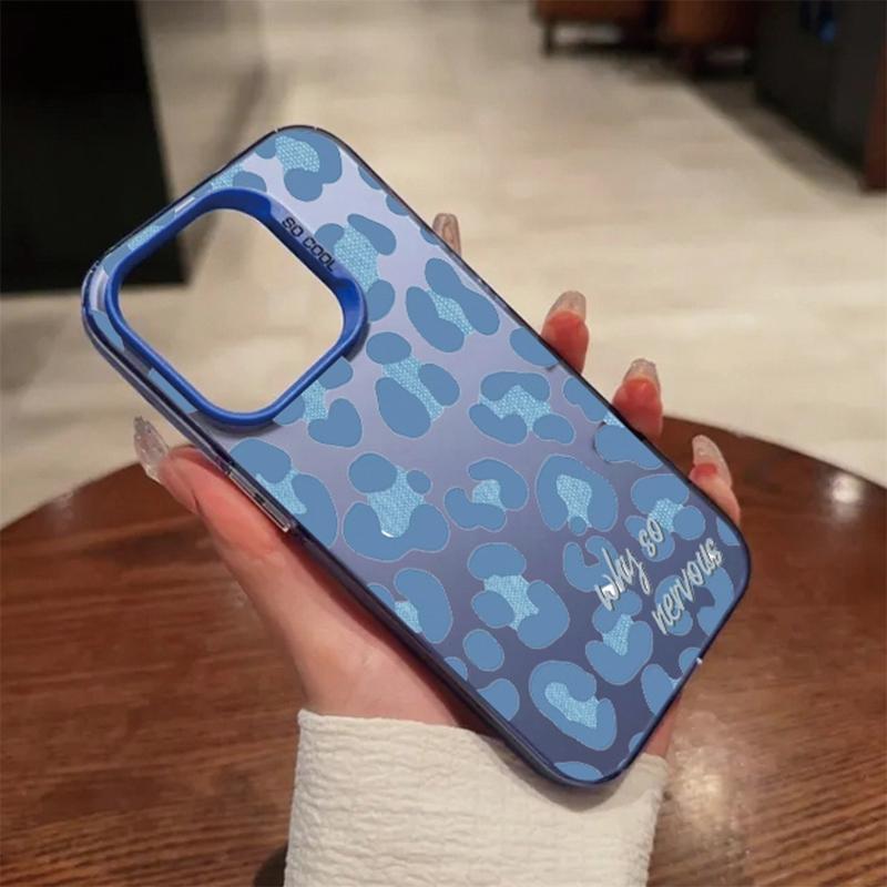 Fashion Leopard Print Case For iPhone 16 Samsung A55 A35 S24 Xiaomi Redmi Note 13 Pro 14C Huawei Honor 200 Shockproof Phone Bumper Anti-Scratch Cover