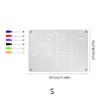 Clear Magnetic Acrylic Weekly Planner Erasable Fridge Message Board