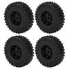 4PCS RC Car Tires Tyre Wheel for MN D90 D91 D99 D99S D86 RC Car Spare Upgrades AccessoriesR789S Silver