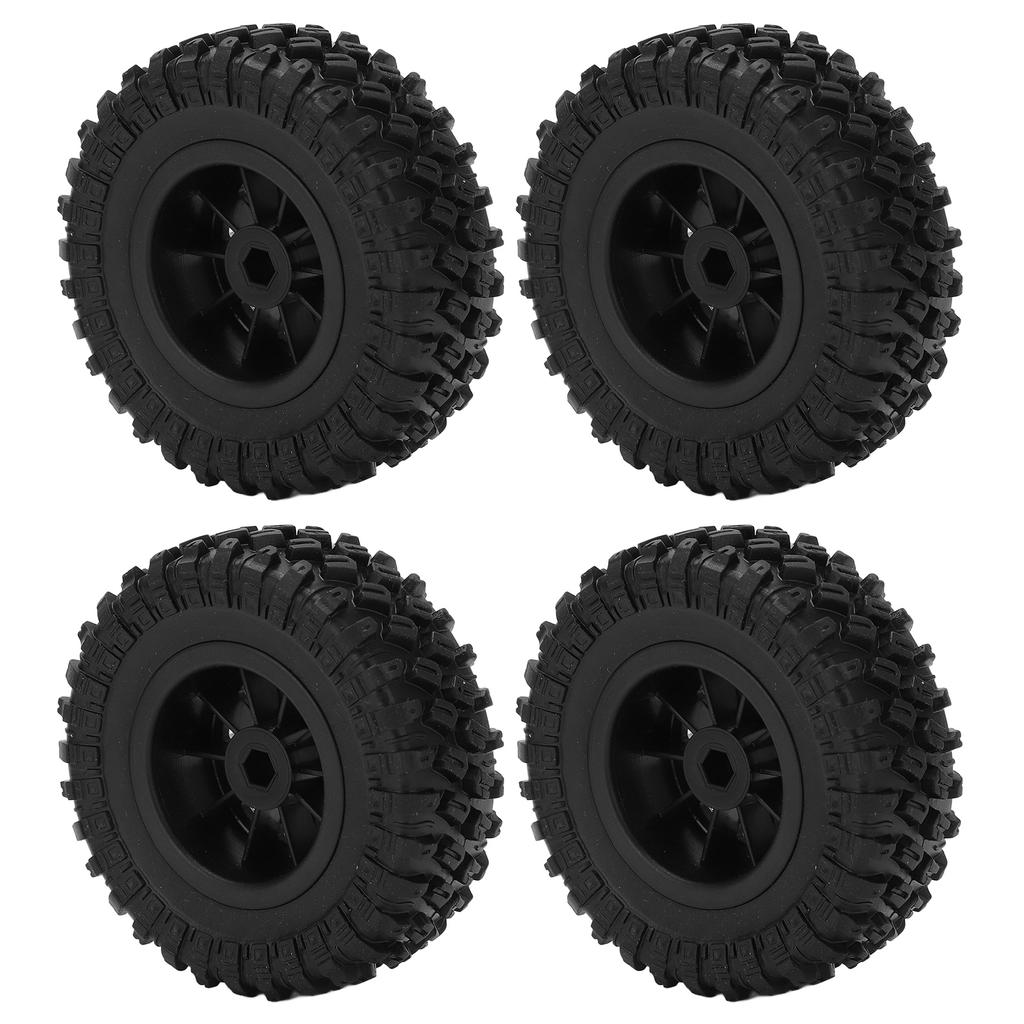 4PCS RC Car Tires Tyre Wheel for MN D90 D91 D99 D99S D86 RC Car Spare Upgrades AccessoriesR789S Silver