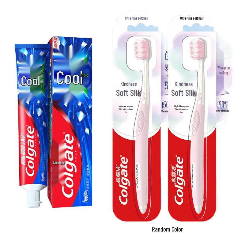 Colgate Ice Mint Toothpaste & Toothbrush Oral Care Set
