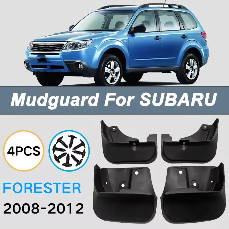 4Pcs For Subaru Forester -2023 2022 Mudflaps Mud Guards Flaps Splash Guards Mudguards Fender Front Rear Wheel