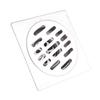 Thick Stainless Steel Square AntiOdor Bathroom Floor Drain Cover Waste Gate Shower Drainer