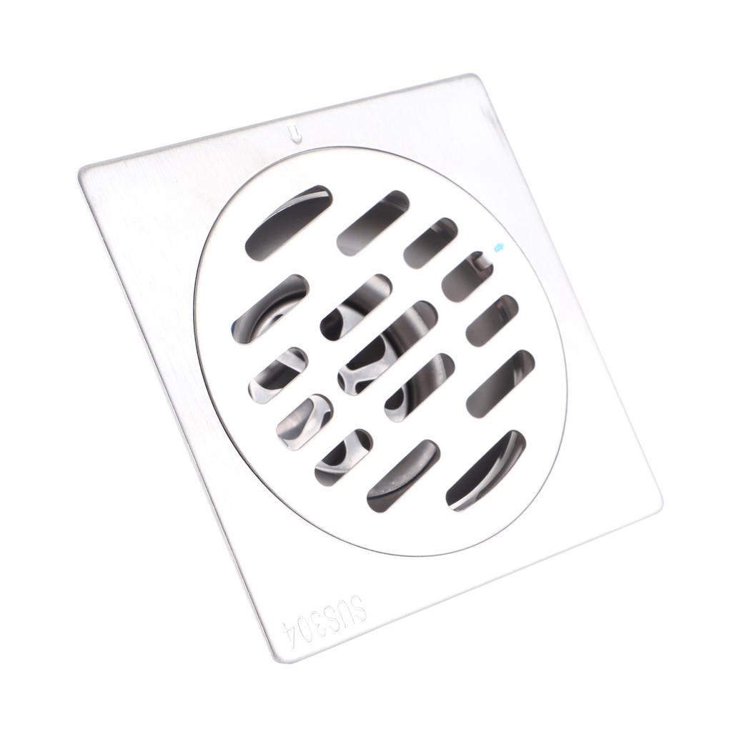 Thick Stainless Steel Square AntiOdor Bathroom Floor Drain Cover Waste Gate Shower Drainer