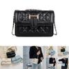 Fashionable Urban Chic Diamond Quilted Chain Shoulder Bag Stylish Small Pu Crossbody