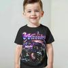 2026 Letnie Dziecięce Monster Jam Kreskówkowy Ciężarówka Nadruk 3D Okrągły Dekolt Krótki Rękaw Koszulki Outdoorowe Codzienne Topy Dla Chłopców Dziewcząt