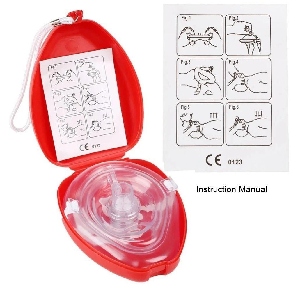 Einwegventil Werkzeuge Wiederverwendbare Beatmungsmaske Wiederverwendbar CPR Rettung Sicherheits Notfallausrüstung