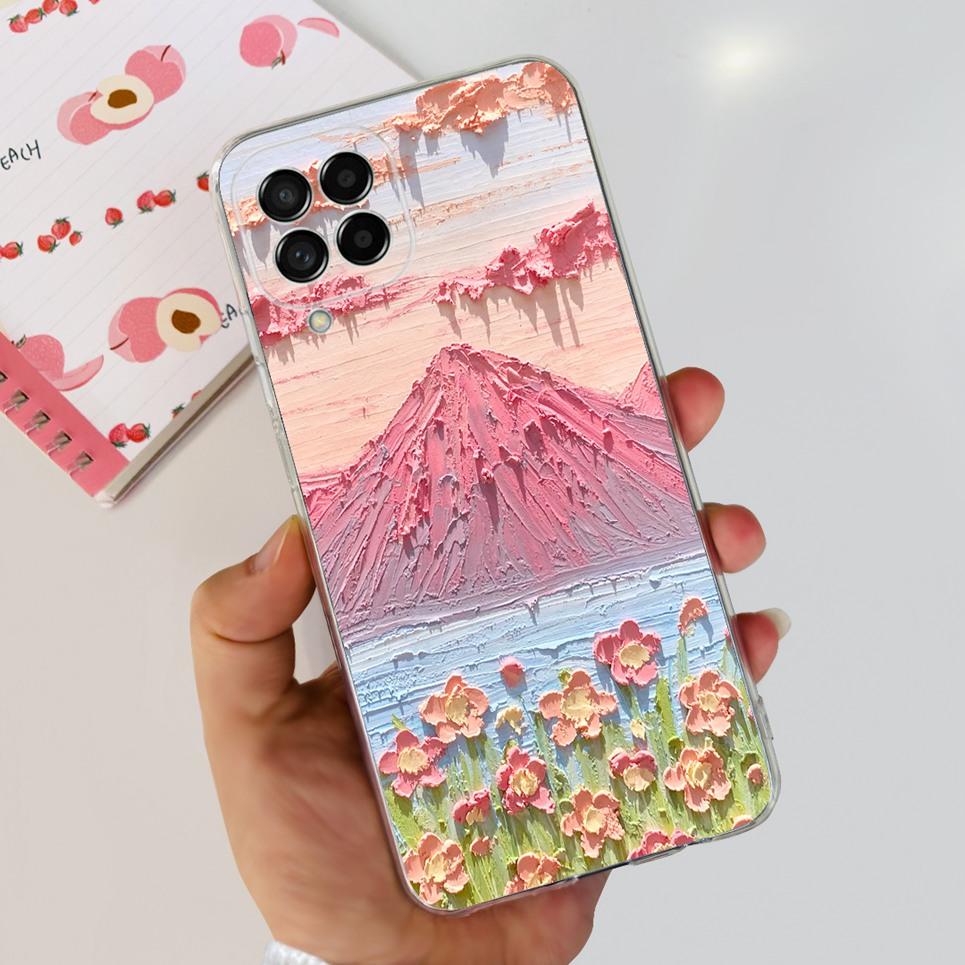 For Cover Samsung M52 5G M54 5G Case Samsung GalaxY M21 Back Cover Halloween Skull 2024 Fashion Pattern Bumper Galaxy M52 M54