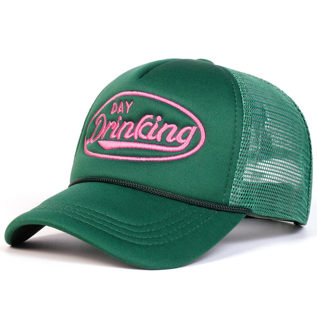 Herr Broderad Baseballkeps Meshkeps Utomhus Justerbar Solskydd Fritidshatt Vår Höst Resor Turism Strandsemester