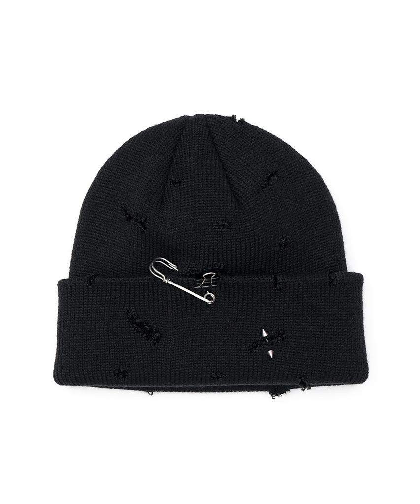 BLACKBLOND Vividi Lip Piercing Custom Beanie (Black)