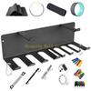 KX4B Wall Mounted Fitness Unit Stainless Steel Storage Frame for Resistance Bands Training Mats Workout Equipment