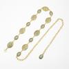 Turquoise Retro Ethnic Waist Chain: Versatile Slimming Accessory for Dresses
