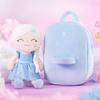 9palcové plyšové batohy Princess Dolls Batoh Baby Girls PurPle Frist narozeninový dárek pro malé holčičky