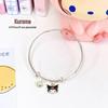 Sanrio Kuromi & Cinnamoroll Best Friend Bell Bracelet - Cute Cartoon Accessories & Small Gift