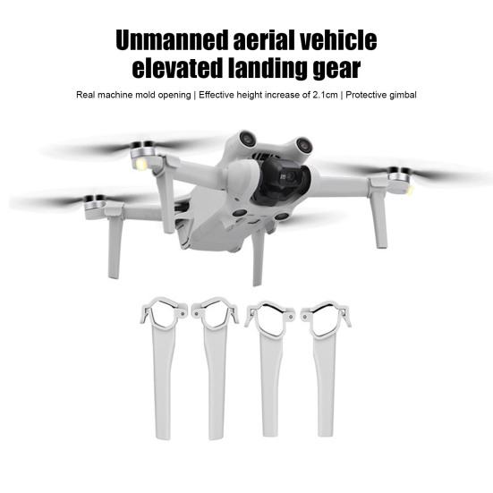4Pcs Drone Landing Legs Compatible for DJI MINI 3 PRO Drone Front Rear Landing Gear Heightened Support Legs Drone Replacement Accessories