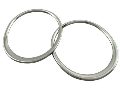 BRIGHTZ Finish Stainless Steel Plated Side Drink Holder Ring for Toyota Every Wagon DA17W DA17 DA A17 17 Every Wagon Ultra-Mirror [INT-ETC-250-2PC]