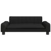 Children's Sofa Black 90x53x30 Cm Faux Leather