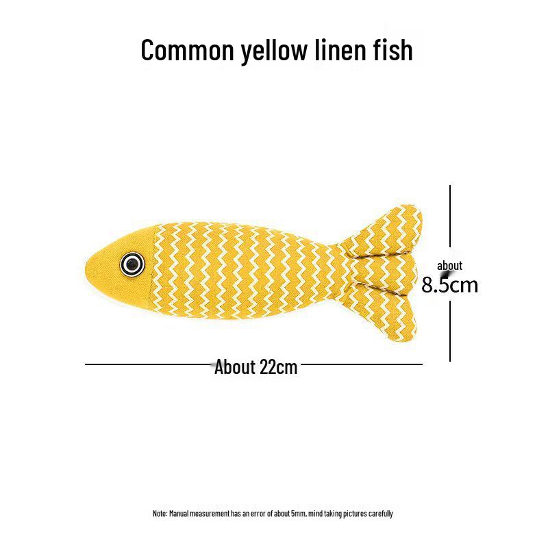 Catnip Fish Chew Toy: Durable Self-Play Boredom Relief for Kittens