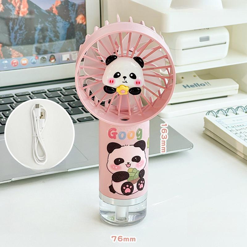 Upgraded Portable Misting Fan, Handheld Personal Mister Fan, Battery Operated Spray Water Mist Fan For Makeup, Travel, Outdoors