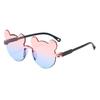 1/12 Pairs Cute Bear Shaped Sunglasses for Children  New Fashion Rimless Multi-color Decor Shades Stylish Design Sun Glasses