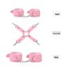 Handcuffs Set Restraint Bondage Footcuffs With Cross Buckle Adult Sm Toys For Couples