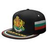 Bulgaria Flat Brimmed Cap Free Custom Made Name Number Hip-hop Hat Country Nation Flag Bg Bulgarian College Photo Headgear