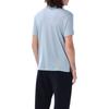 Emporio Armani Solid Color Button Short Sleeve Polo Shirt Men tops Light-Blue 8N1F96-1JUVZ-U9378