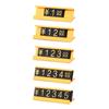 16Set Price Tags Adjustable Counter Stand Label Metal Sale Price Display Stand for Jewelry Store Supermarket Bakery