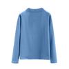 Ladies' Loose Comfortable Casual Fashionable And Warm Underwear With Seamless Cross Collar And Thick Velvet Large Size Top