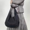 Ladies Lazy Wind Leather Shoulder Bag Large Capacity Retro Minimalist Commuter Tote
