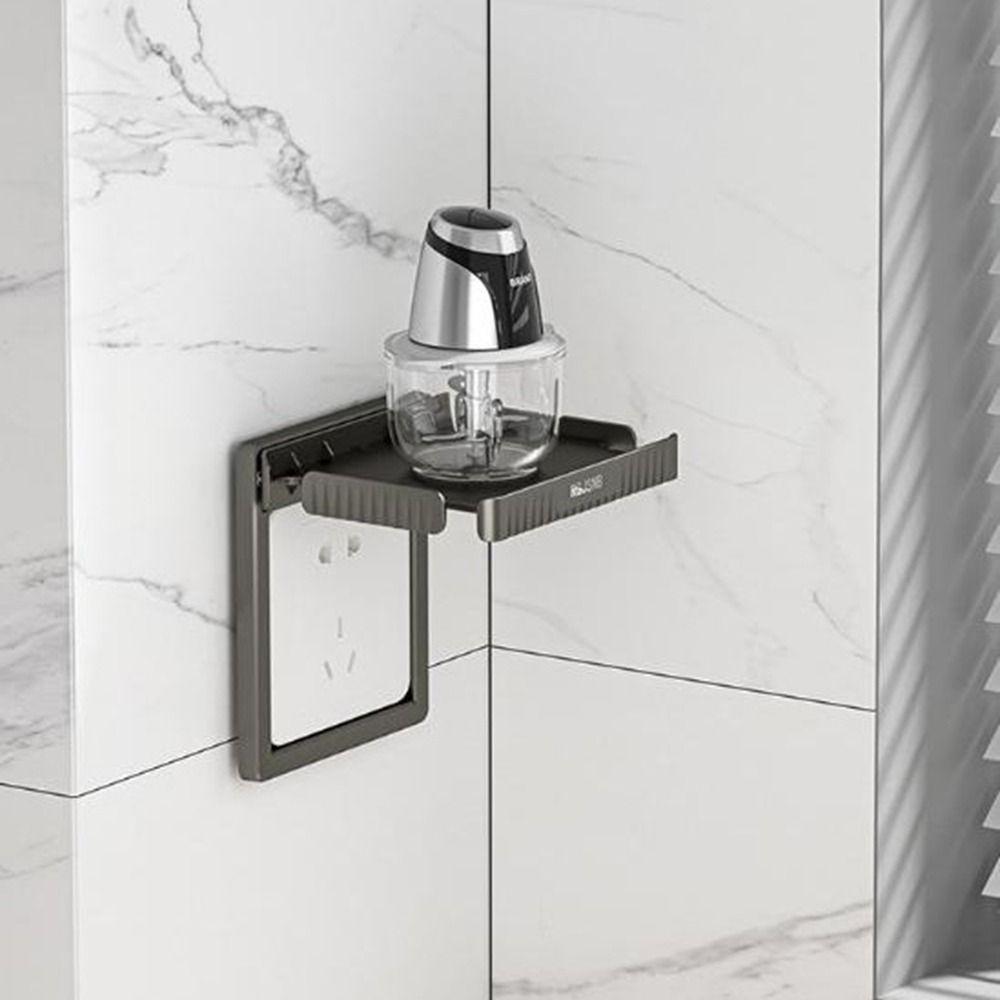 Plastic Wall Outlet Shelf Wall-mounted Charging Stand Brackets  for Home