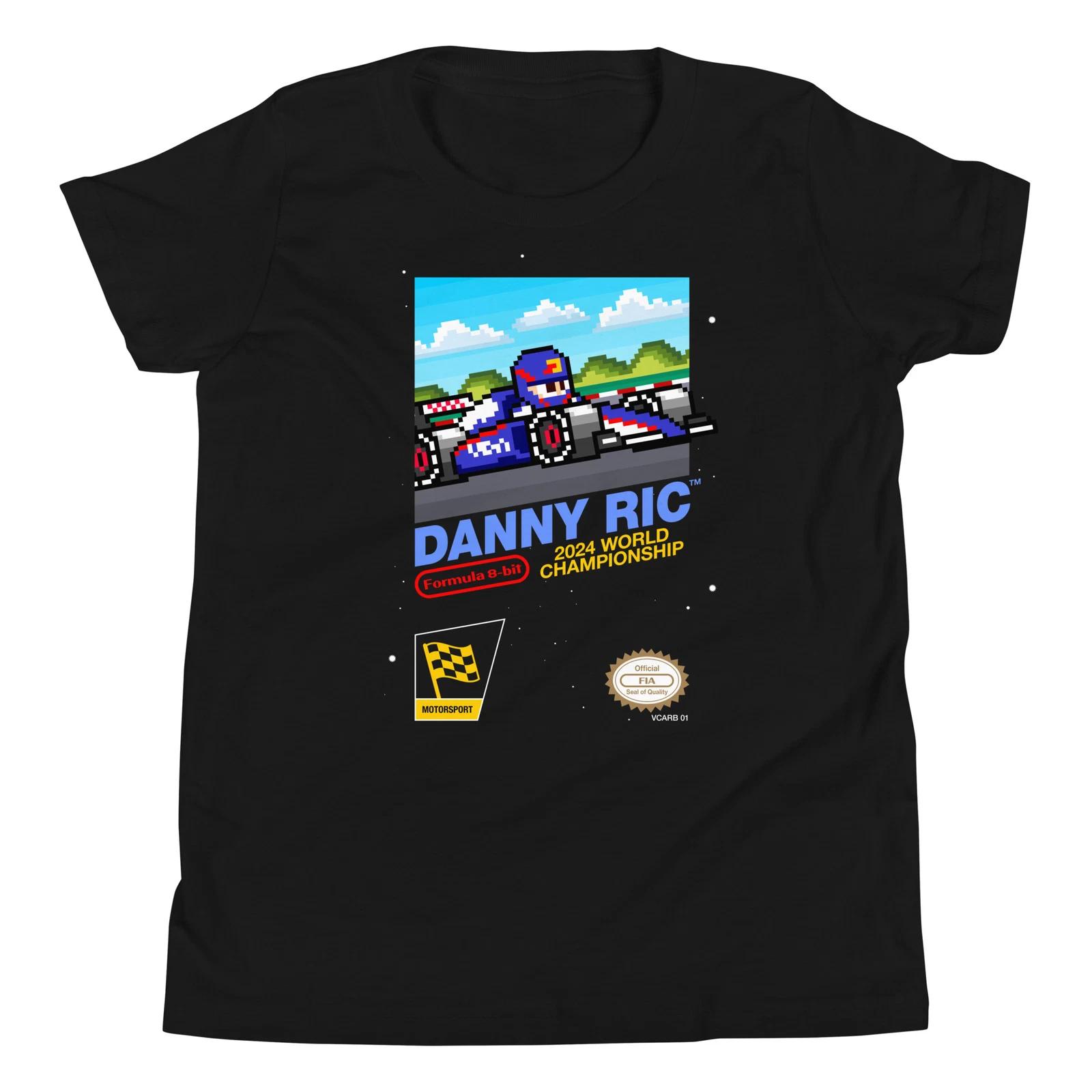 

Daniel Ricciardo Danny Ric Yuki 2024 Formula 1 F1 8-bit Youth Kid Child T-Shirt S