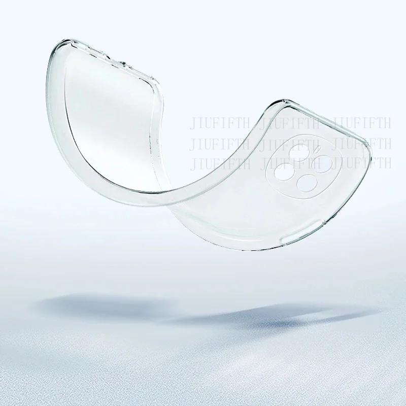 Ultra dünne durchsichtige weiche TPU Handyhüllen für Huawei Honor Magic 7 Lite 7pro 6 Lite 5 Pro Transparente Kameraobjektiv-Schutzhülle