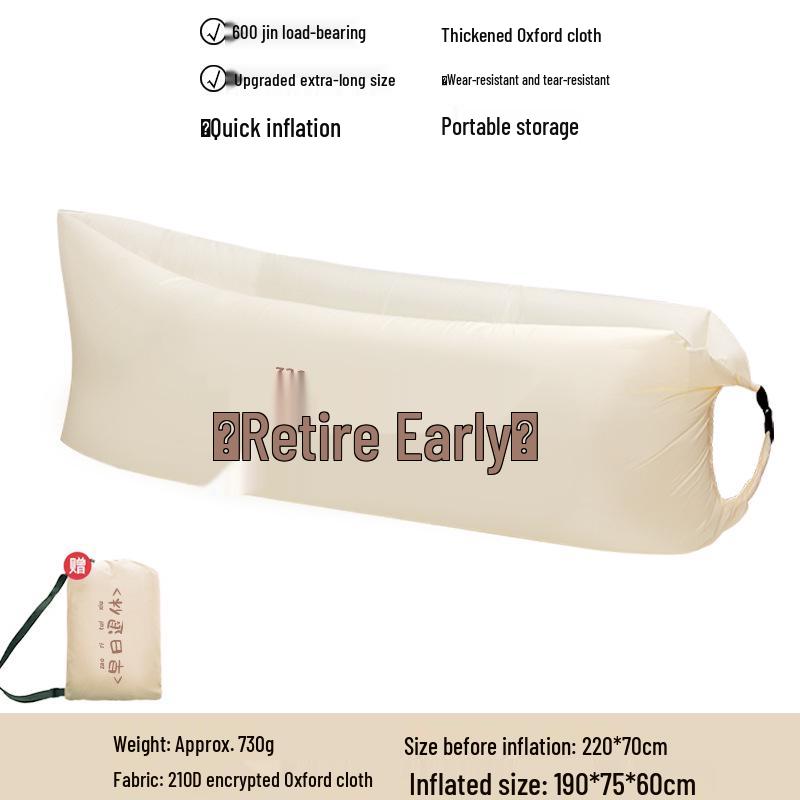 Aufblasbares Outdoor-Liegesofa - Tragbare Luftmatratze für Camping & Musikfestivals