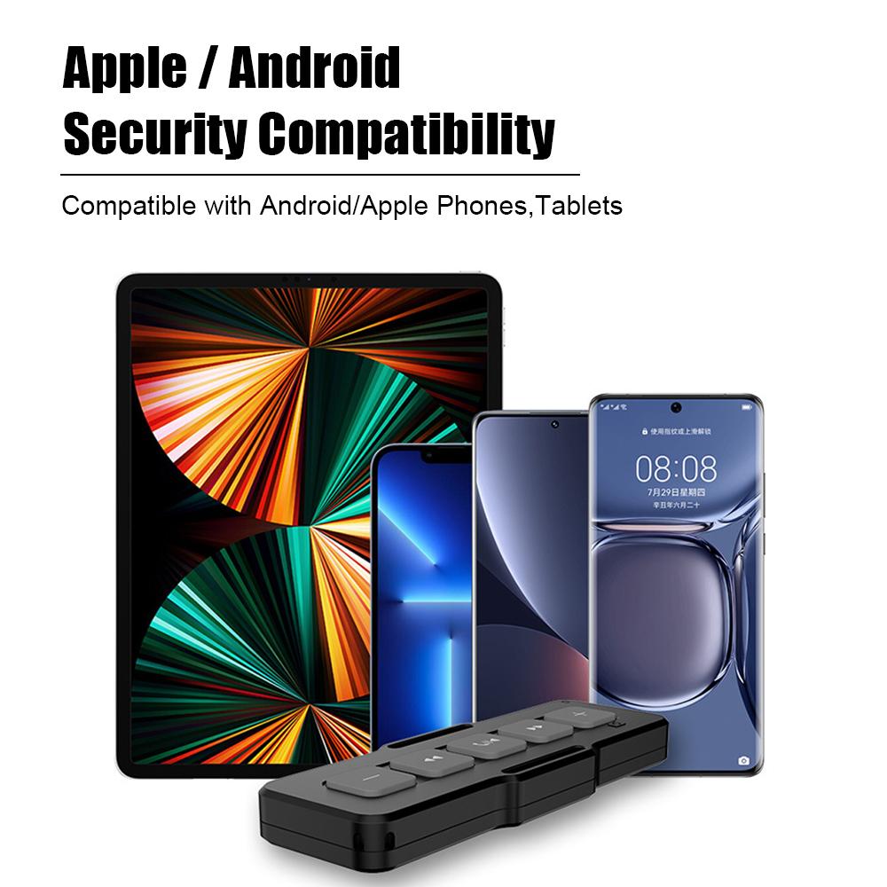 Motorcycle Remote Controller Wireless For Car Outdoor Sports Bluetooth 5.0 Bike Handlebar Media Control Music Playback Hands-free Calls