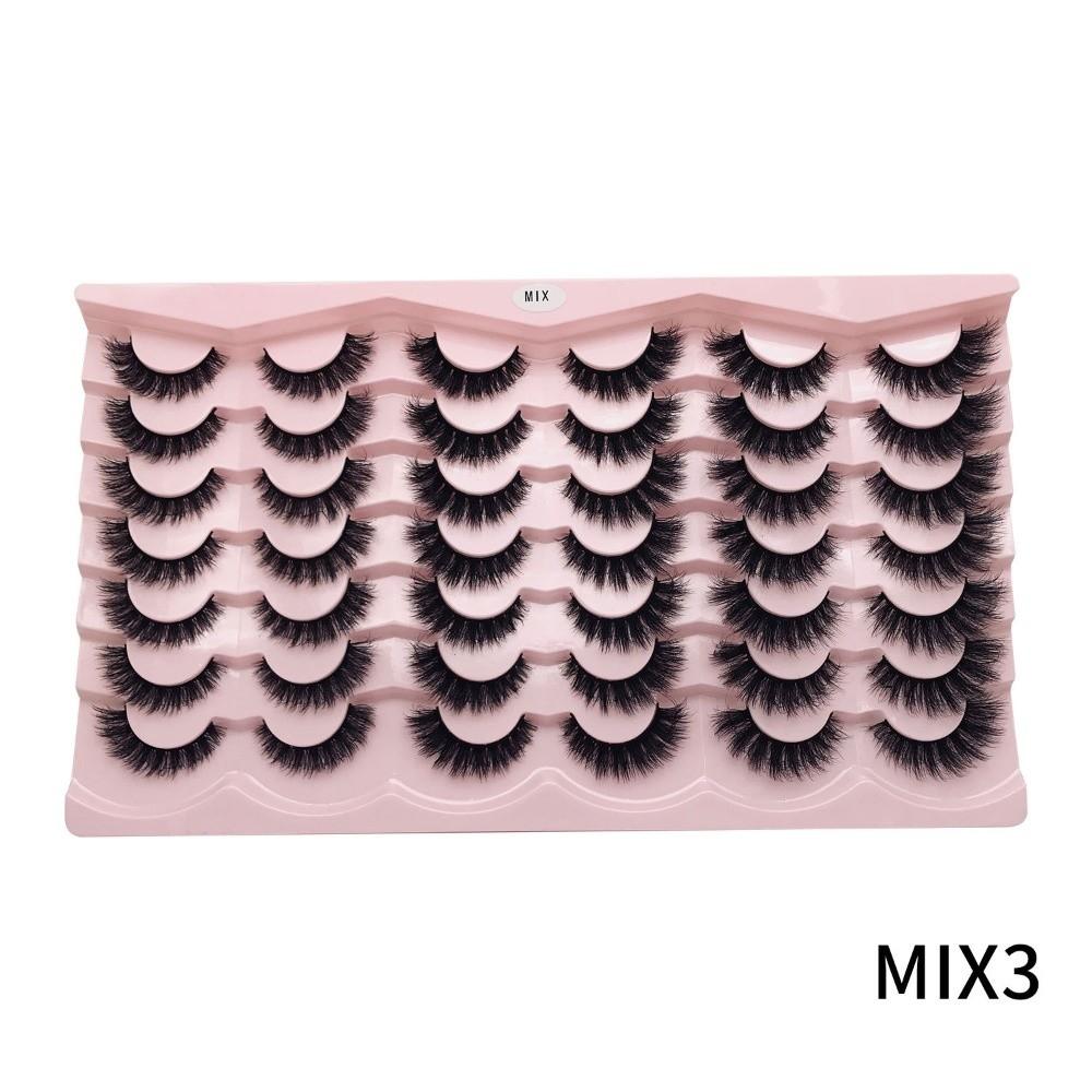 Delicate 21 Pairs Volume Strip Lashes Stage Dramatic False Eyelashes Party & Festival Makeup
